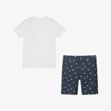 Load image into Gallery viewer, Jersey Pkt Tee &amp; Shark Short Set