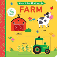 Load image into Gallery viewer, Slide and See First Words: Farm Book