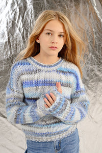 Space Dye Knitted Sweater