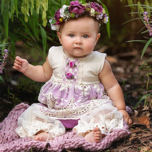 Lacy Lilac Swing Set
