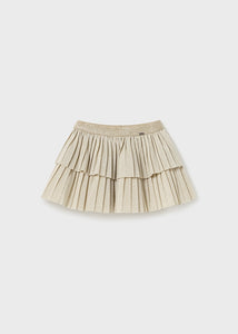 Lurex Glitter Pleated Skirt