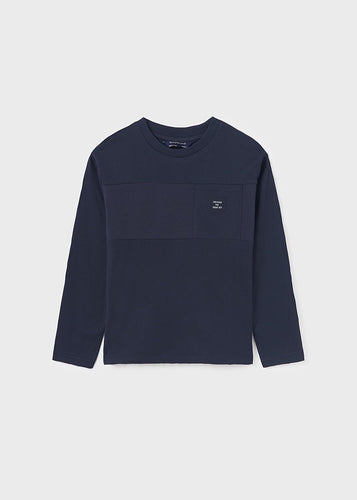 Discover L/S Contrast Tee