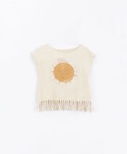 Load image into Gallery viewer, Fringed Ray of Sunshine Jersey Tee