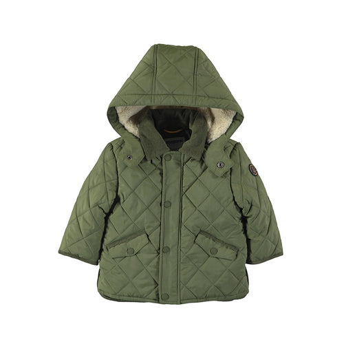 Hunter Green Quilted Coat 2416
