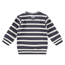 Load image into Gallery viewer, Faux Leather Stripe Pullover