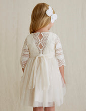 Load image into Gallery viewer, 3/4 Sleeve Tulle Combined Dress