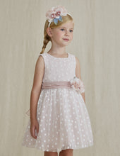 Load image into Gallery viewer, Embroidered Daisy Tulle Dress
