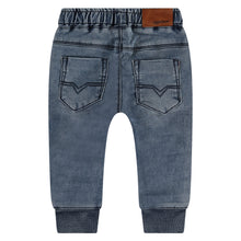 Load image into Gallery viewer, Washed Blue Denim Jogg Jean