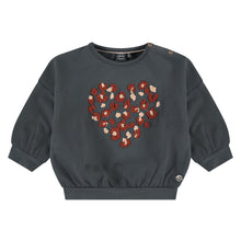 Load image into Gallery viewer, Varsity Leopard  Heart Sweatshirt