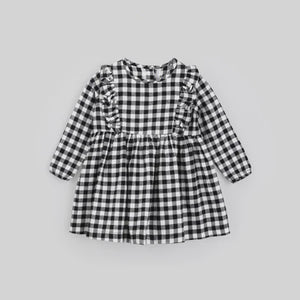 Checkered Flannel L/S Dress