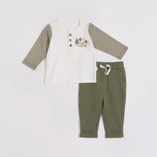 Load image into Gallery viewer, Campout Henley &amp; Pant Knit Set