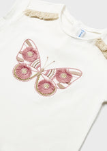 Load image into Gallery viewer, Embroidered Butterfly S/S Tee