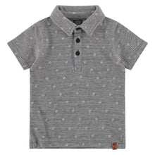 Load image into Gallery viewer, S/S Woven Dot Polo