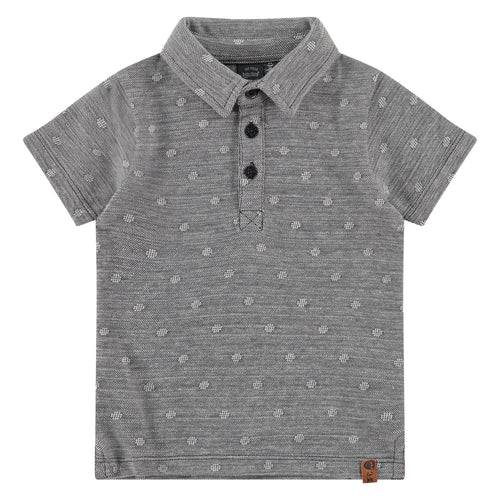 S/S Woven Dot Polo