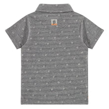 Load image into Gallery viewer, S/S Woven Dot Polo