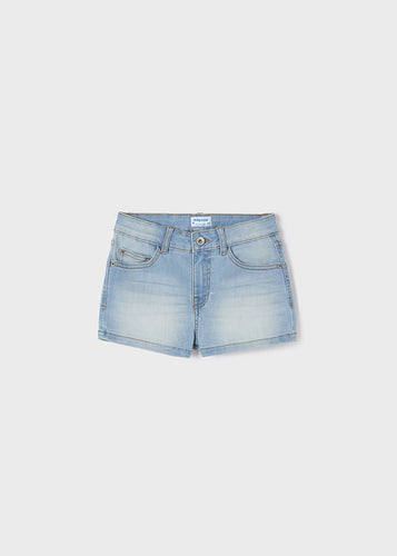 Stretch Denim Short- Claro