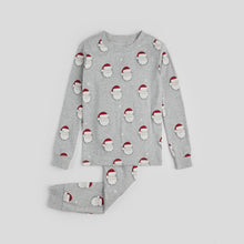 Load image into Gallery viewer, Santa Unisex L/S Knit Pajama Set