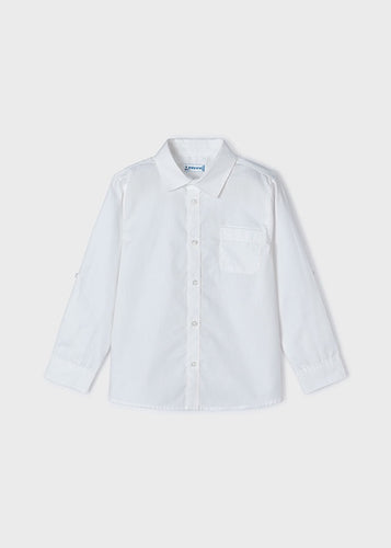 Collared L/S Basic Shirt