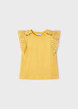 Load image into Gallery viewer, Textured Ruffle S/S Top