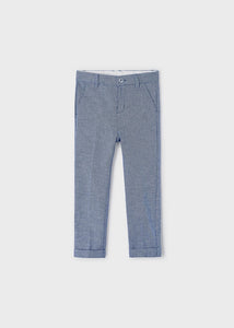 Linen Textured Chino Pant