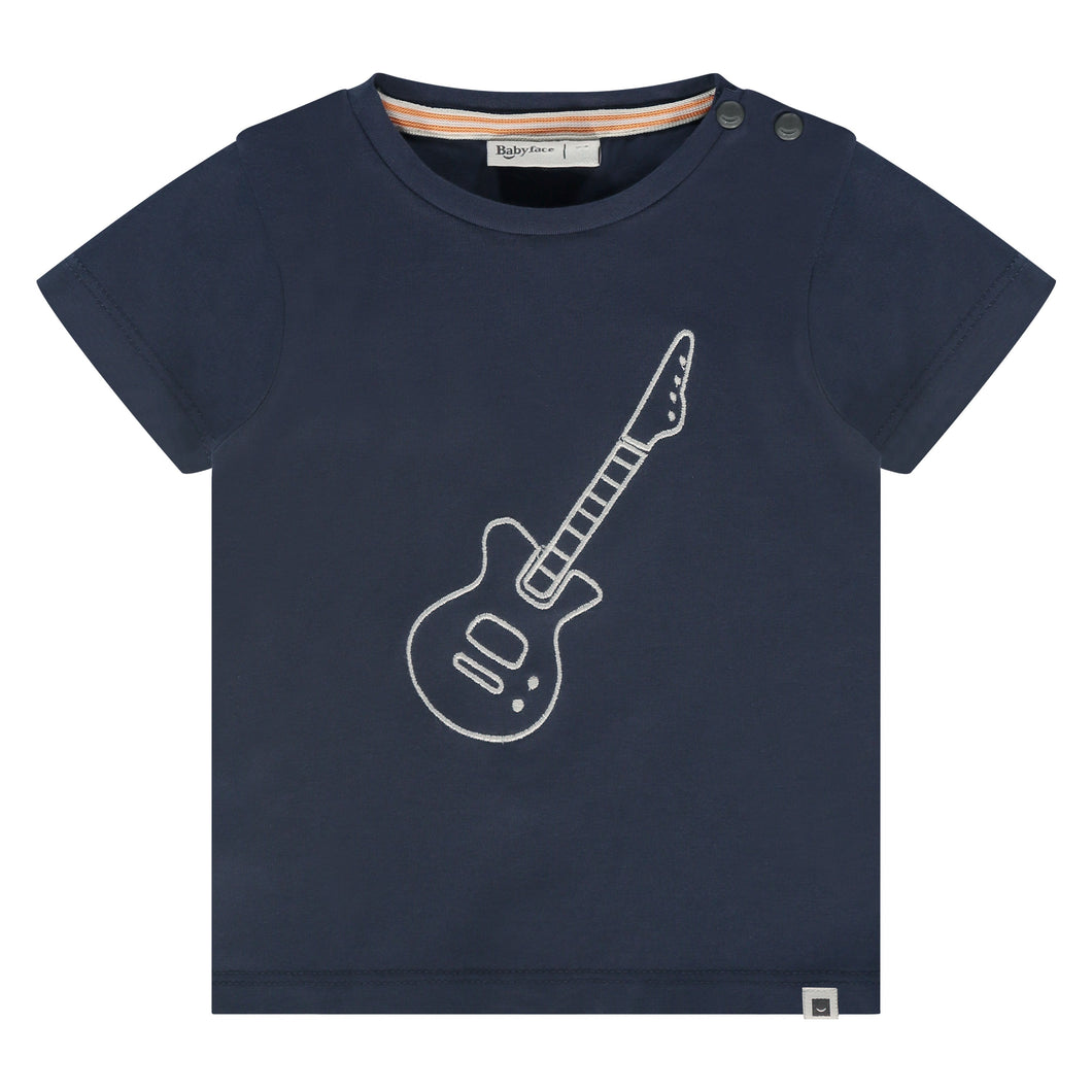 Guitar Embroidered S/S Tee