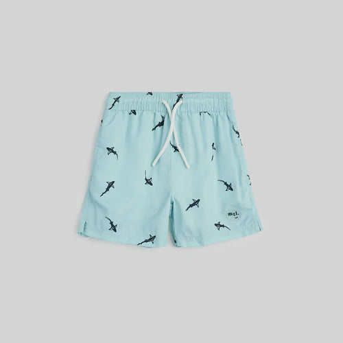 Shark Print Swim Short