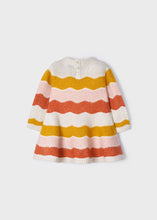Load image into Gallery viewer, Glitter Scallop Knit Stripe Dress