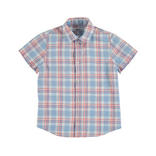 Load image into Gallery viewer, S/S Checked Linen Shirt