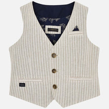 Load image into Gallery viewer, Pinstripe Linen Vest