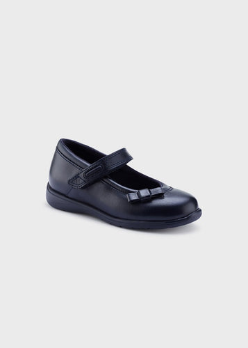 Navy Matte School Shoe