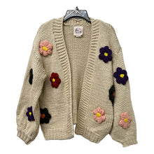 Load image into Gallery viewer, Crochet Flower Cardigan