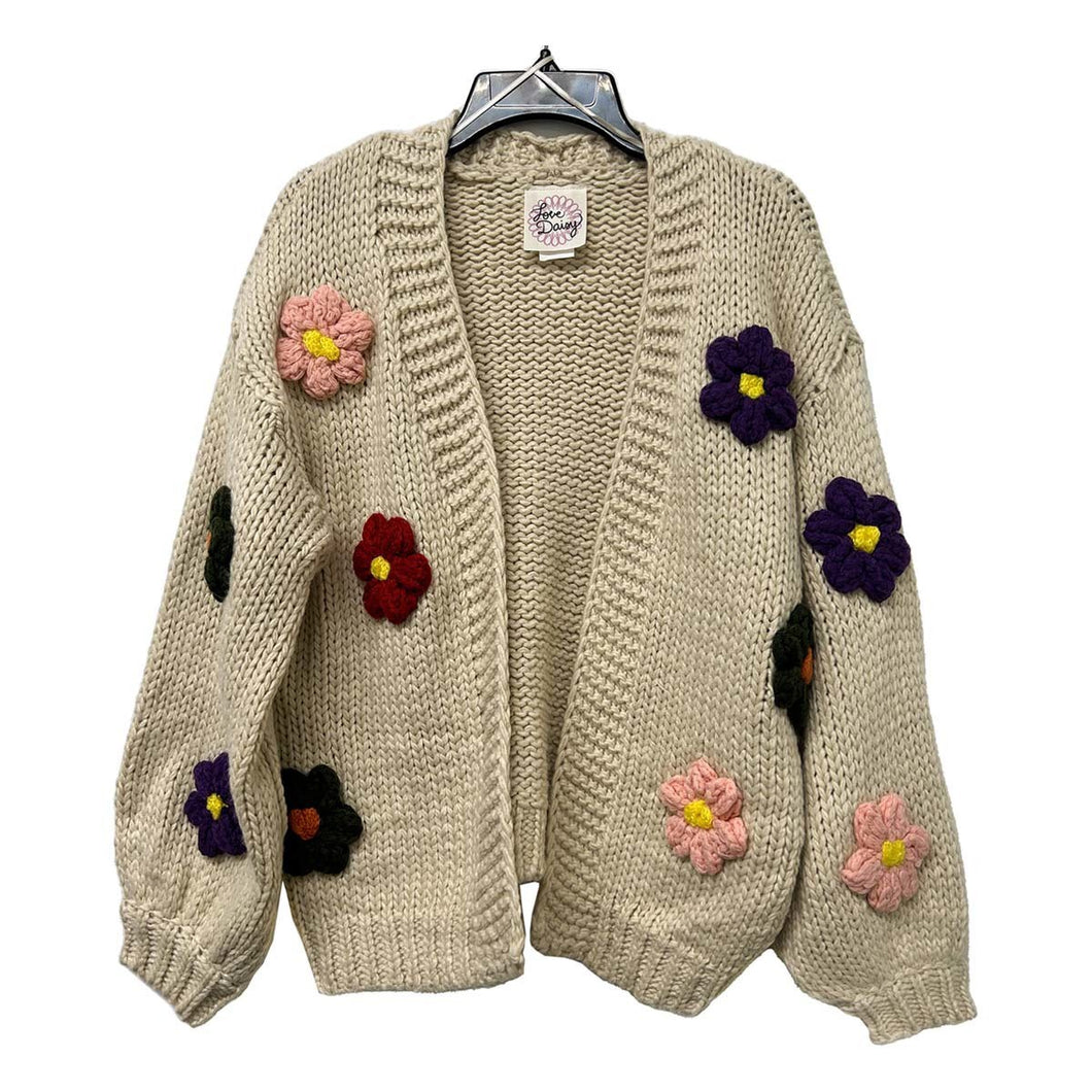 Crochet Flower Cardigan