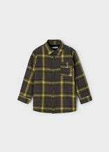 Load image into Gallery viewer, Lined Checked Overshirt- Oil