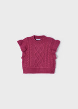 Load image into Gallery viewer, Chunky Knit Ruffle Accent Vest