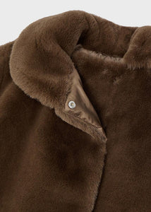 Asymmetric Short Fur Coat