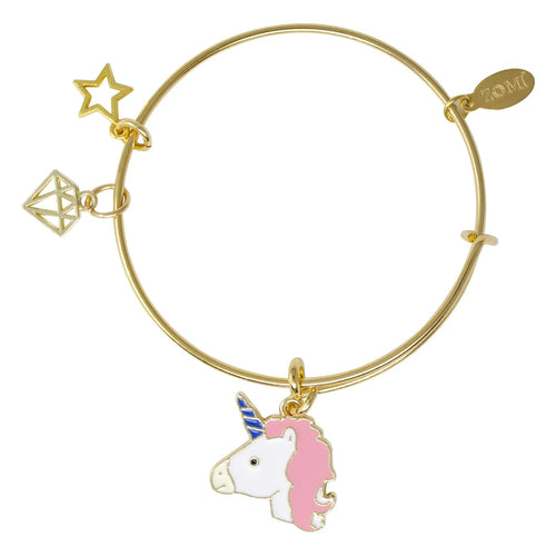 Unicorn Gem & Star Bangle