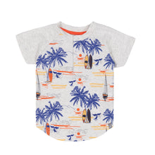 Load image into Gallery viewer, Surf Print S/S Henley