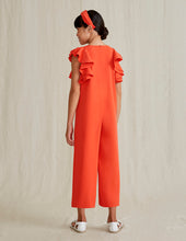 Load image into Gallery viewer, Ruffle Crepe Jumpsuit