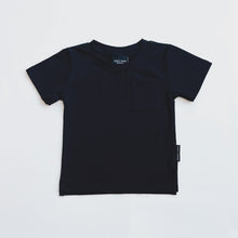 Load image into Gallery viewer, Basic Pocket Tee- Black