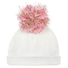 Load image into Gallery viewer, Tinsel PomPom Hat
