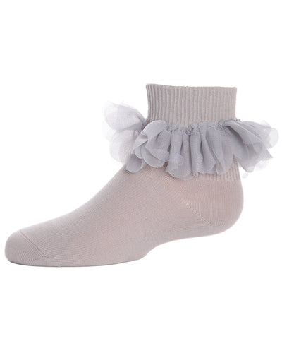 Rose Petal Anklet Sock