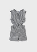 Load image into Gallery viewer, Jacquard Gingham Cutout Jumpsuit