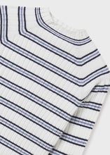Load image into Gallery viewer, Ribbed Stripe Mockneck Sweater