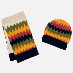 Chevron Hat Scarf Set