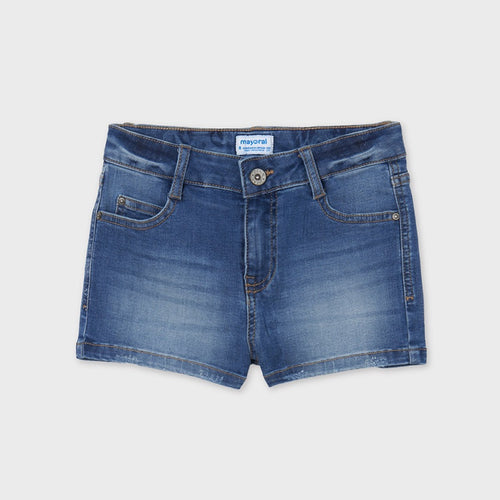 Basic Denim Short- Medium Wash