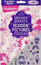 Load image into Gallery viewer, Unicorn Sparkle Hidden Pictures- Puzzles To Highlight