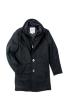 Load image into Gallery viewer, City Overcoat- Charcoal Glen Plaid