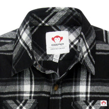 Load image into Gallery viewer, Denim Elbow Patch Flannel Shirt