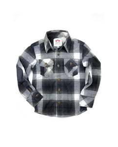 Flannel Shirt- Grey Plaid