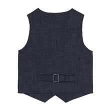 Load image into Gallery viewer, Tailored Denim Look Vest